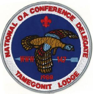 1988 NOAC Back Patch