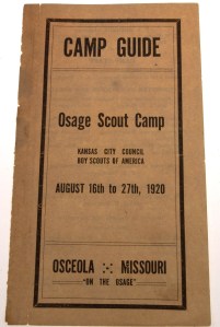 Osage Scout Camp - 1920